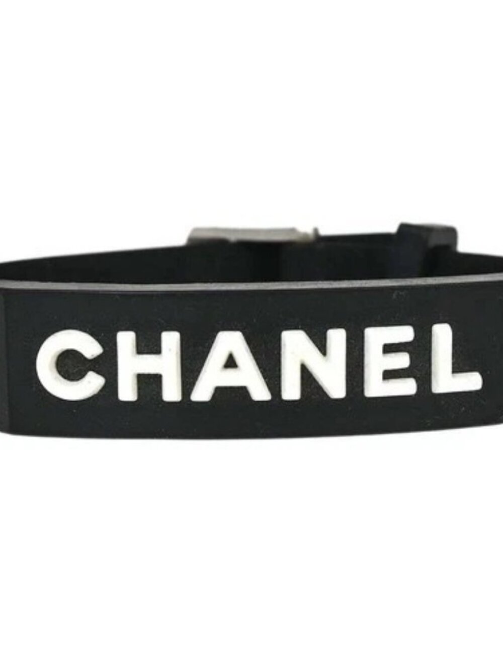 Chanel Rubber Bracelet Black 99P 178148